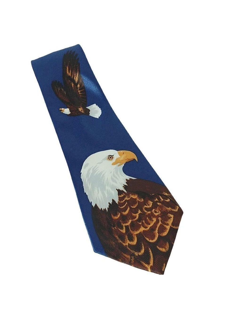 Davvero Benino Bald Eagle Bird of Prey Necktie